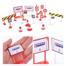  6 Sets of Street Signs Learning Train Signal Signage Scene Road Traffic Signs
