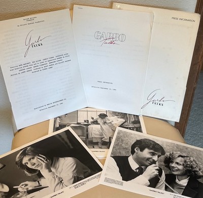 Original Vintage 1984 'Garbo Talks' Movie Press Kit - Carrie Fisher!