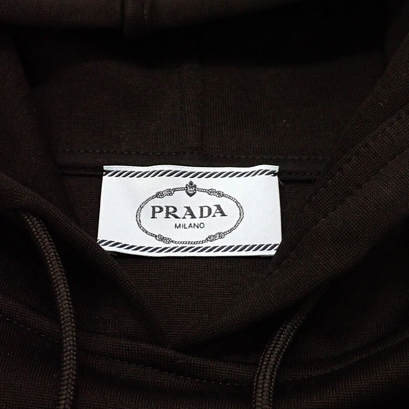 PRADA 134710 S000 10GS S Parker noir coton/nylon femmes - Photo 4/4