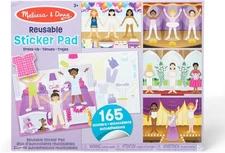 Reusable Sticker Pad: Dress-Up - 165+ Reusable Stickers - Removable Stickers, Ki