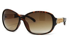 Guess Women's Sunglasses GF0404S 52F Havana Gold and Stones 63mm Brown Lens NEW 