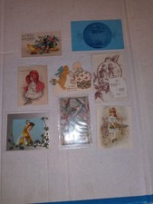 Antique Advertising Trade Cards Worm Elixir Soap Stove Shoes Mass. Chicago ME NY