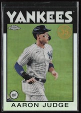 2021 Topps Chrome #86BC-1 Aaron Judge 1986 Topps Baseball 35th Anniversary