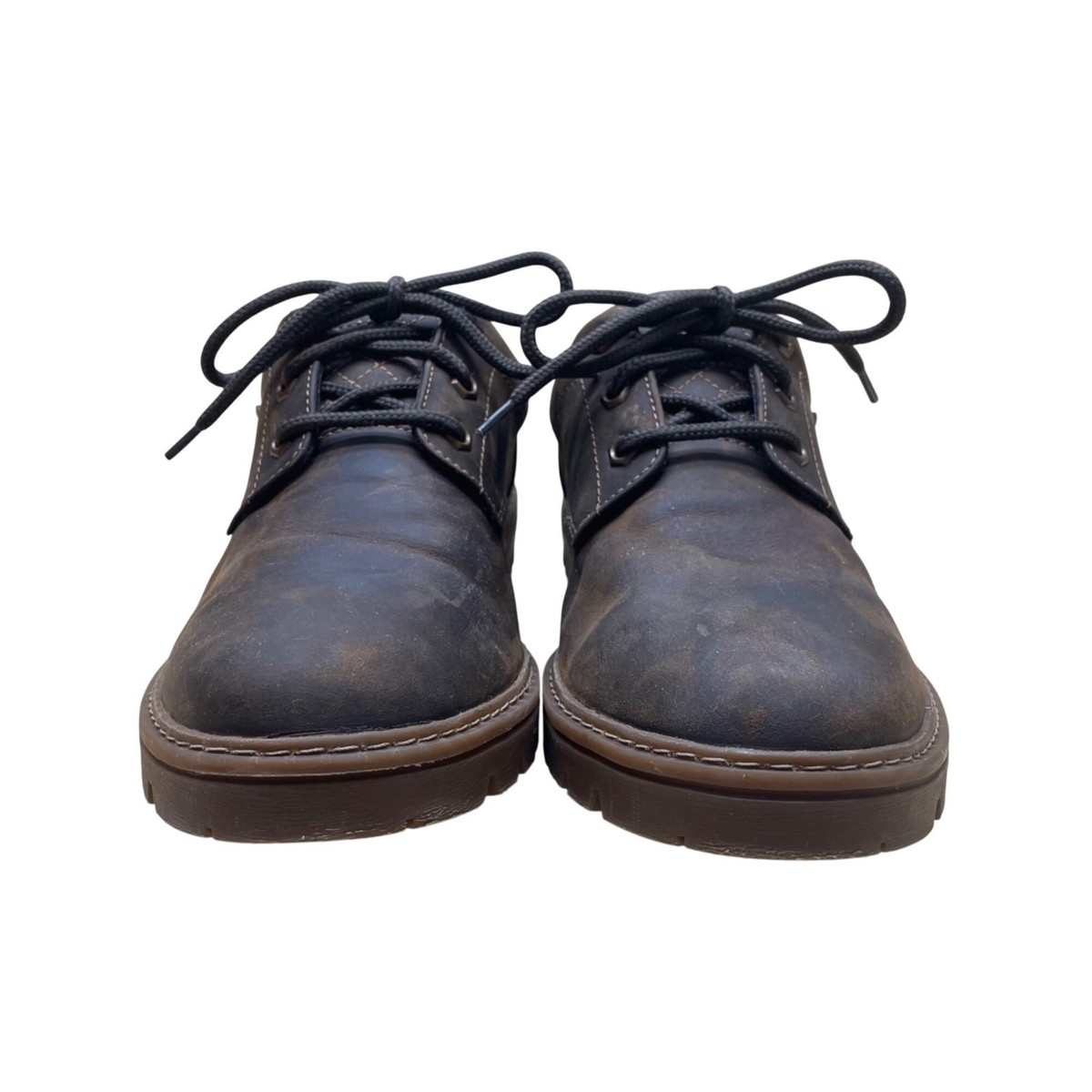 Rockport Men's Brown Leather Hydro-Shield Waterproof Lace-Up Shoes