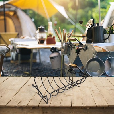 Grillrost zum Kochen von Rippen Hähnchen Schweinefleisch Truthahn effizient für Ofen BBQ