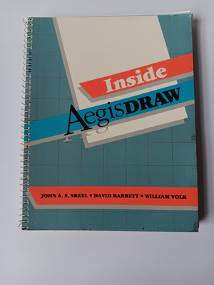 Commodore Amiga Inside Aegis Draw Users Manual Guide Book Skeel Barrett Volk