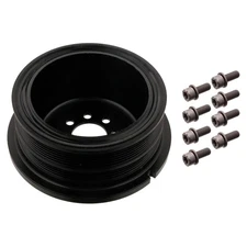 Febi 33614 TVD Pulley for crankshaft, with bolts For Select 02-10 BMW Models