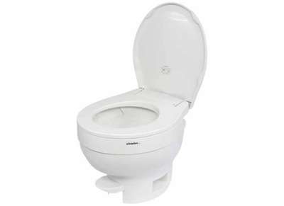 #ad Thetford Aqua Magic VI RV Toilet Low Profile Round Bowl Slow Close Lid W $134.40