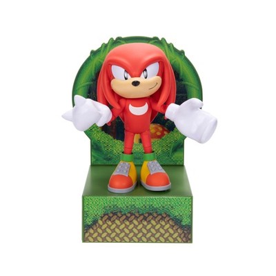 Sonic The Hedgehog Knuckles 6 Inch Customizable Collectible Figure With Base