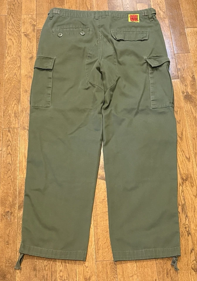 Empyre 2 PARES Pantalones Carga Hombres 30 Tostado Caqui Verde Patinador Streetwear Grunge Y2K Foto 3 de 4