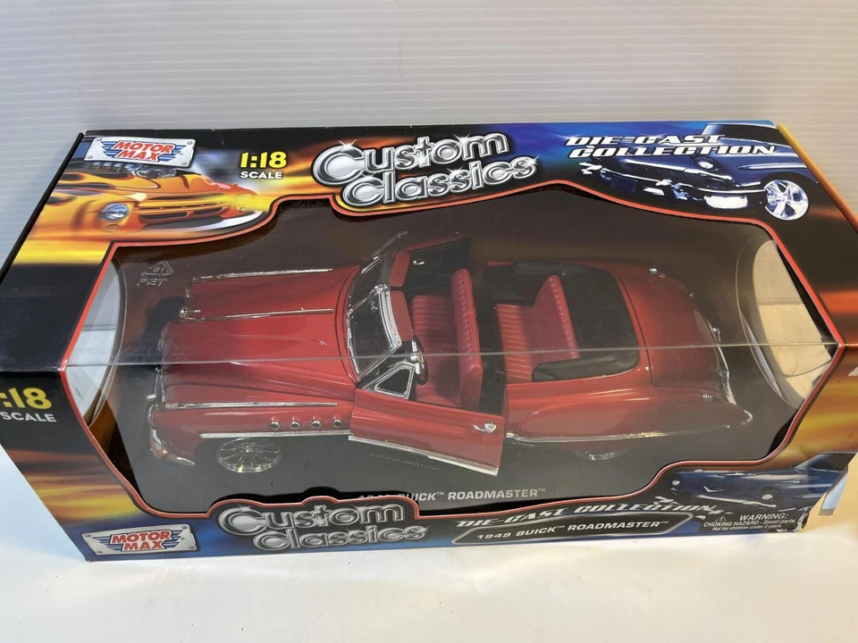 1949 Buick Roadmaster Diecast Model Car: 1/18 Scale By Motor Max - Image 2 of 4