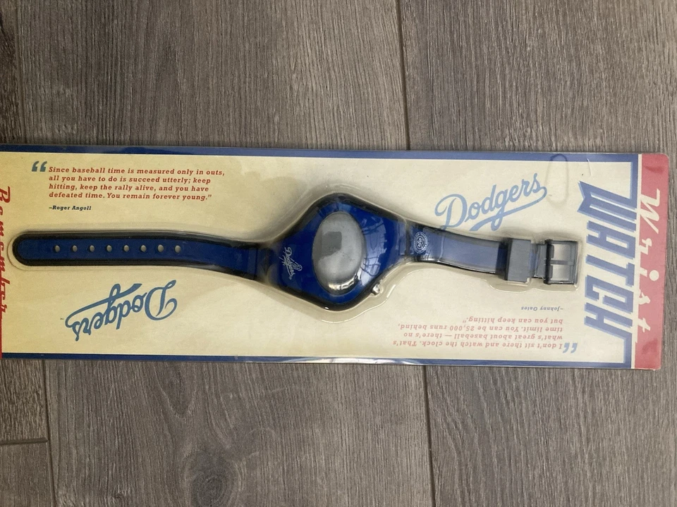 Vintage Digital Watch Baseball MLB Los Angeles Dodgers Game Never Opened NIB - Image 2 of 4