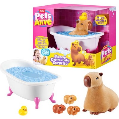 Pets Alive - Mommy Capybara and Baby Surprise von Zuru