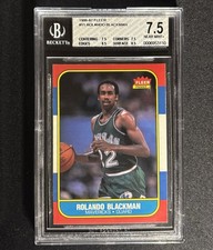 1986-87 Fleer #11 Rolando Blackman BGS 7.5 w/ Subgrades (7.5, 7.5, 8.5, 8.5)