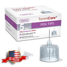 31G 5mm Pen Tips Box of 200 Universal Fit