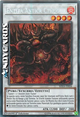 ANTIKES CTHUGUA ENTITY (Old Entity Cthugua)   Secret   SHVA IT016   1Ed   Yugioh