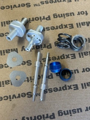 Wp Blue 11° Cone valve, 75nm spring, leaf spring base valve. parts lot KTM forks