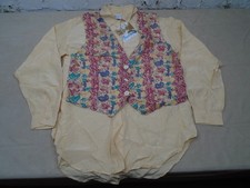 VINTAGE BACKROAD BLUES Womens Blouse Shirt To...