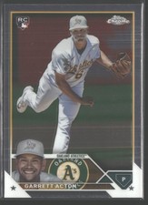 2023 Topps Chrome Update #USC180 Garrett Acton