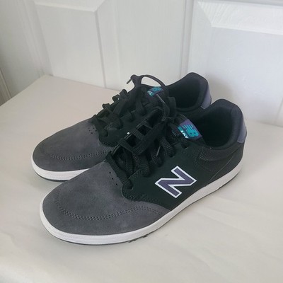 New Balance NB Numeric 425 Skate Shoes Mens 8.5 Black Grey Sneakers Casual