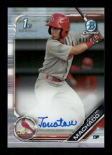 2019 Bowman Chrome #CPA-JM Jonatan Machado Prospects Autographs