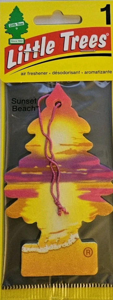 Little Trees Sunset Beach Scent Car Air Fresheners, 12 Pack - Image 2 of 4