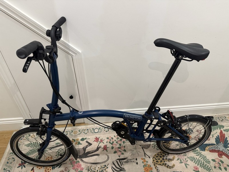 Brompton Cline 12 Speed Ocean Blue (2025) + Accessories