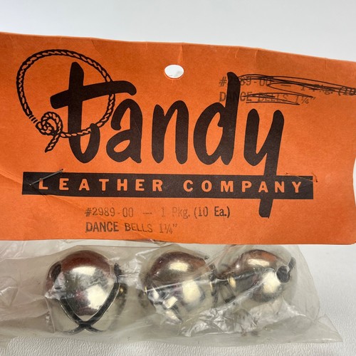 Vintage Dance Bells 1.25" Tandy Leather Jingle Bells Lot of 3 Craft Regalia