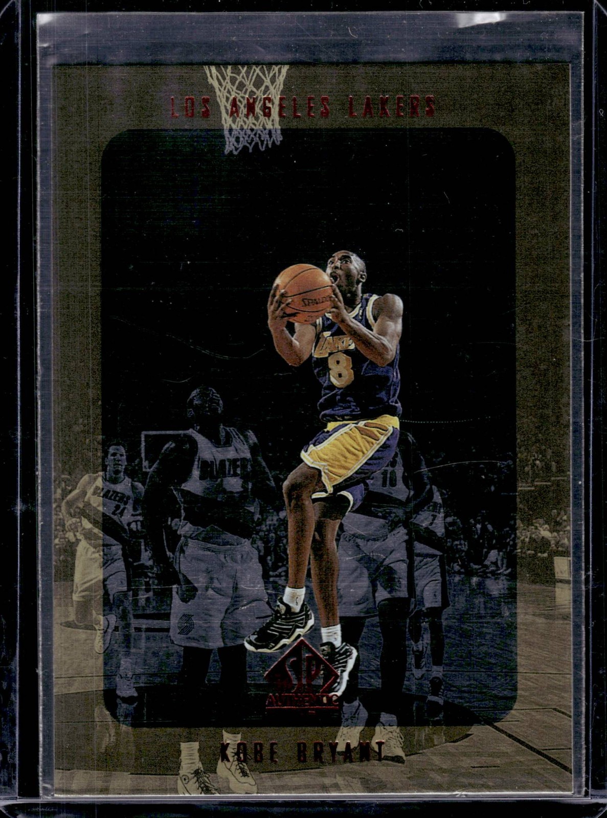 1997 SP Authentic Kobe Bryant #68 Los Angeles Lakers