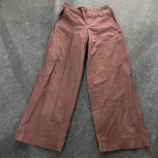 VINCE. Italian Cotton-Wool Utility Pant Women's Size 10 Cherry Night