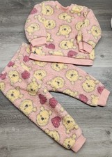 Disney Baby Winnie the Pooh Pink 2 Piece Sweater Pant Set 18m