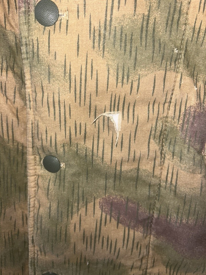 Mil-Tec WW2 German Splinter Pattern Camo Reversible Parka Winter Jacket ...