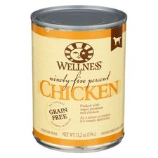 Dog Food 95% Chicken 13.2 Oz  by Wellness 13.67 per gallon