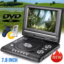 Tragbarer DVD Player Auto Moniter 7,8-Zoll FHD TV Drehbarer AKKU mit Gamepad