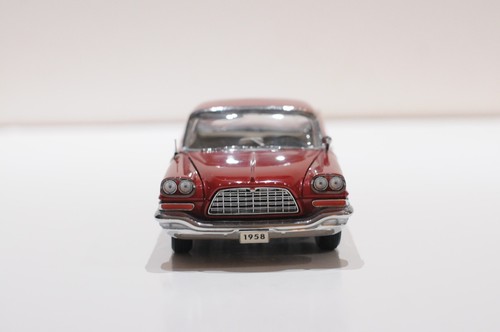 DANBURY MINT 1958 CHRYSLER 300D ROSSO SCALA 1:24 NO COA NO SCATOLA - Foto 2 di 7