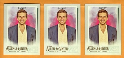 Tony Dunst lot of 3 - 2020 A & G Baseball - UNLIMITED SHIPPING FOR $4.00