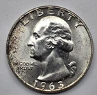 *SILVER* 1963-D  Washington Quarter -《Great Way To Buy Silver!!》
