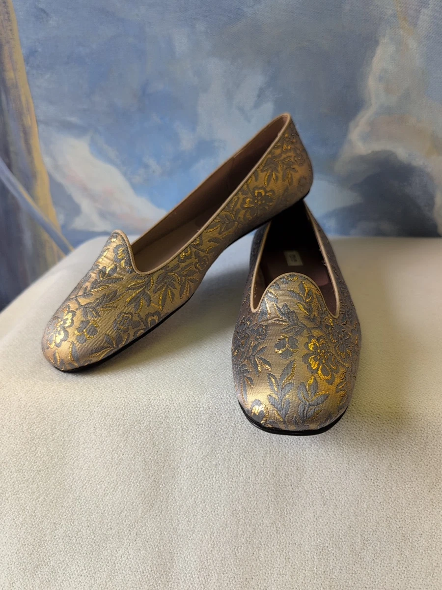 PRADA Gold Flats for Women for sale | eBay