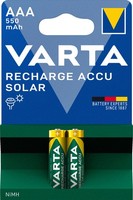 Varta Solar Akku Micro Aaa 56733 Nimh 550Mah (2Er Blister)