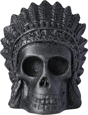 Screaming Aztec Death Whistle - Skull Retro Design - 126+ Decibels Black 