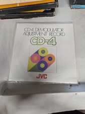 JVC CD-4 Demodulator Adjustment Record JVC 4DE-202 Quadraphonic VG