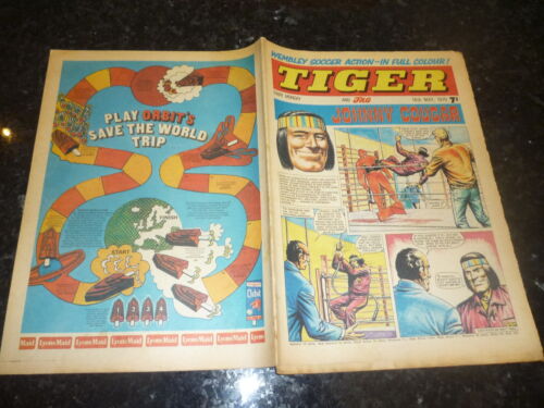 TIGER & JAG Comic - Date 16/05/1970 - Inc Johnny Cougar - Picture 1 of 1