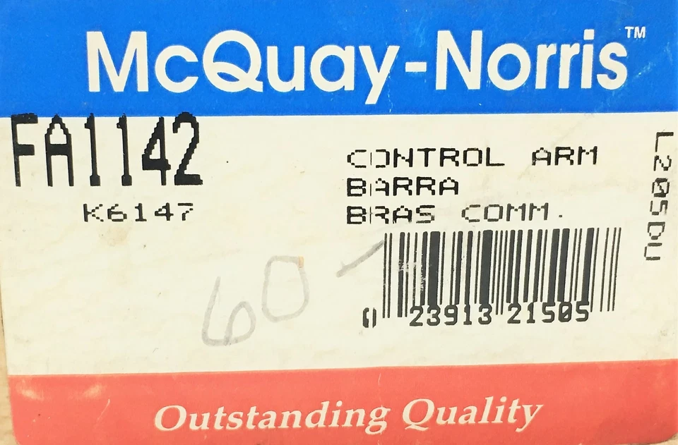 McQuay-Norris Suspension Control Arm Shaft FA1142 NOS - Image 2 of 2