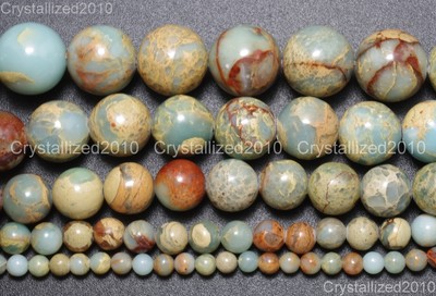 Natural Colorful Serpentine Gemstone Round Beads 4mm 6mm 8mm 10m 12mm 14mm 15''