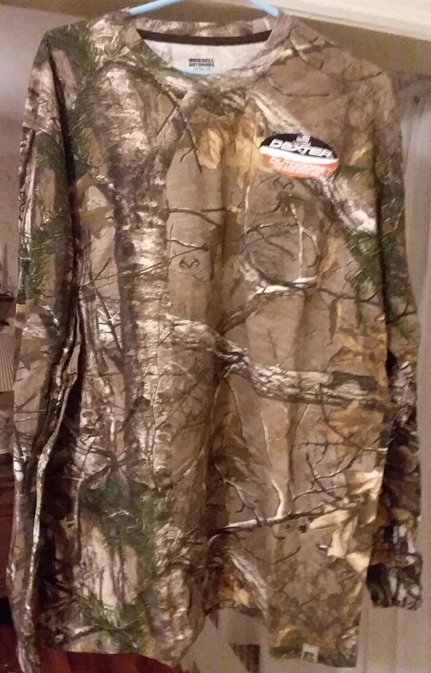 DEXTER RUSSELL OUTDOORS CAMO SHIRT  REELTREE LONG SLEEVE XL - Image 3 of 4