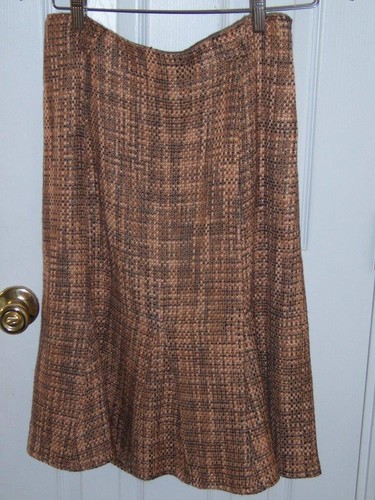 VIA CONDOTTI MULTI-COLORED TWEED SUIT JACKET & SKIRT SIZE 6 WOMEN'S - Picture 4 of 8