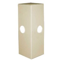 Cadet Baseboard Corner Connector 2-1/2l X 2-1/2w X 6-3/4h Almond Cadet Baseboard Corner Connector 2-1/2l X 2-1/2w X 6-3/4h Almond