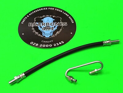 Land Rover Defender 4 Cylinder Solid Clutch Pipe  & Flexi Hose NRC9595 RTC4425