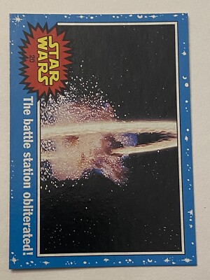 2004 Star Wars Topps Heritage Battle Station Obliterated #20 Trading Card E6332
