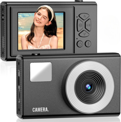 Digital Camera, 48MP AutoFocus UHD 4K Vlogging Camera-Memory Card not included